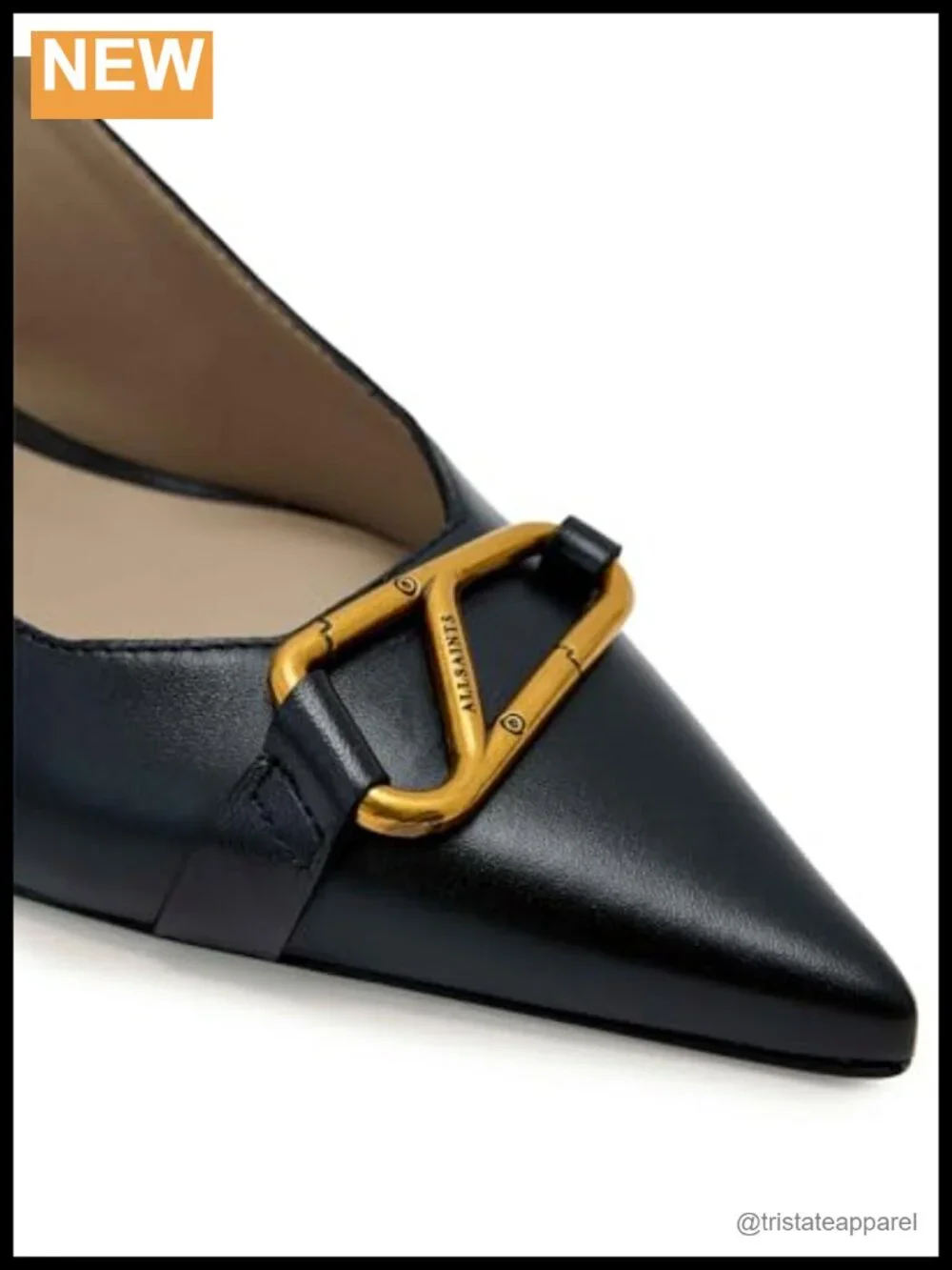 Womens Hera Slingback Shoe Pointed Toe Buckle Business Casual